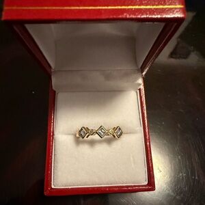 14k yellow gold Tanzanite ring